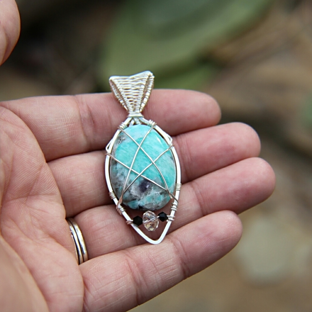 Amazonite Pendant - Picture 2 of 2